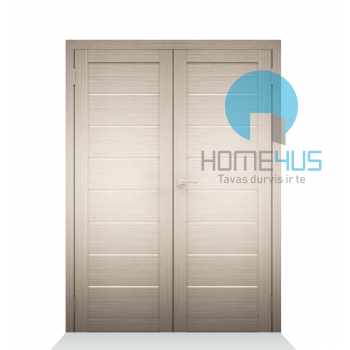 Двойная дверь с ПВХ покрытием P-01 Balts ozols