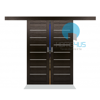 Раздвижная дверь с ПВХ покрытием P-01 Wenge 2X