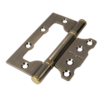 Петля дверная Rucetti (бабочки) без врезки RFH-100*75*2,5 AB Цвет - Античная бронза Петля дверная Rucetti (бабочки) без врезки RFH-100*75*2,5 AB Цвет - Античная бронза