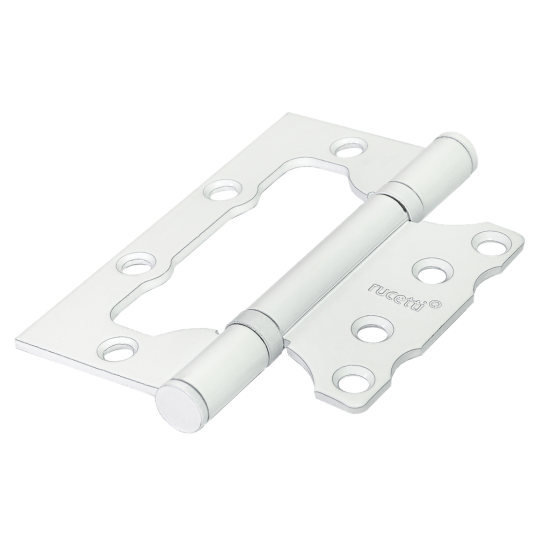 Петля дверная Rucetti (бабочки) без врезки RFH-100*75*2,5 W Цвет - Белый