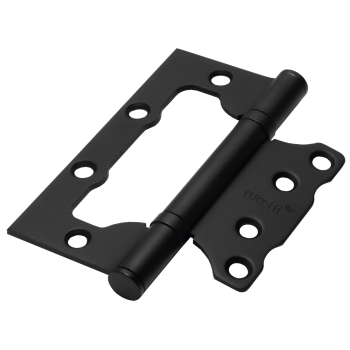 Петля дверная Rucetti (бабочки) без врезки RFH-100*75*2,5 BL Цвет - Черный Петля дверная Rucetti (бабочки) без врезки RFH-100*75*2,5 BL Цвет - Черный