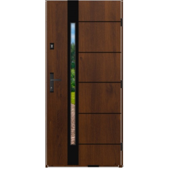 Metāla ārdurvis privātmājām Termo Gerda Brūns