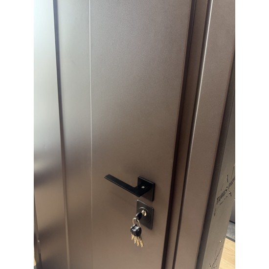 Metāla ārdurvis privātmājām Supremme Delta Brūns