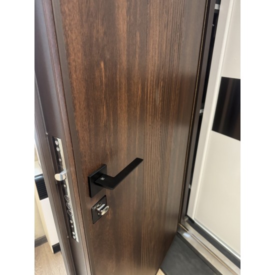 Metāla ārdurvis privātmājām Supremme Delta Brūns