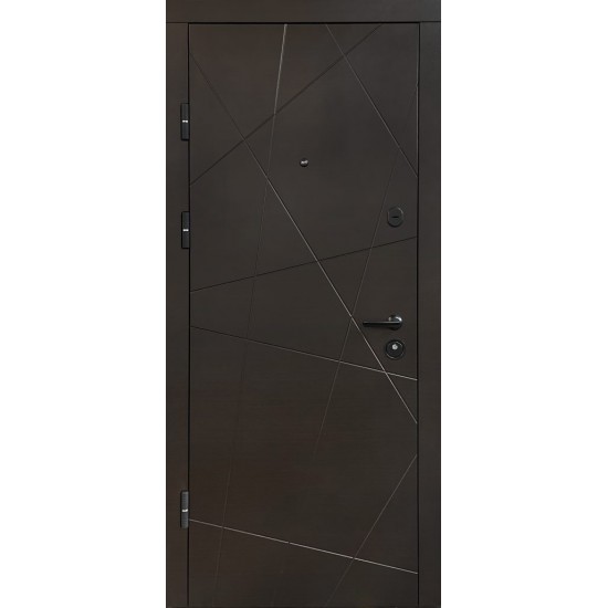 Metāla ārdurvis dzīvokļiem Ugunsdrošās EI45 Rassa