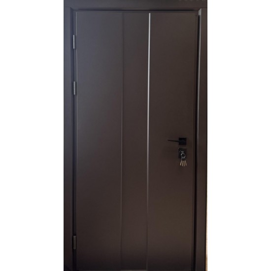 Metāla ārdurvis privātmājām Supremme Delta Brūns