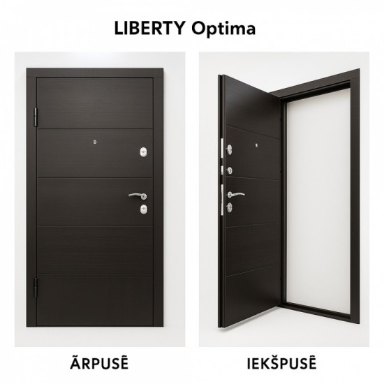 Metāla durvis dzīvoklim LIBERTY Optima
