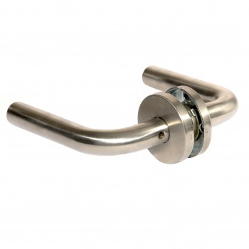 Дверные ручки HOME4US, H-0201-INOX(finn) nerus.ter.