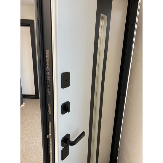 Metāla ārdurvis privātmājām Termo glass